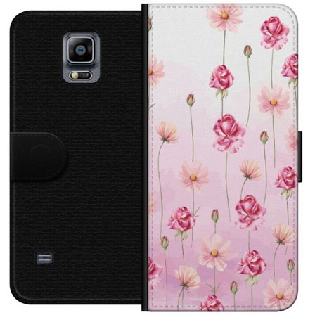 Kompatibelt Lommeboketui til Samsung Galaxy Note 4 Rose Petal Whisper