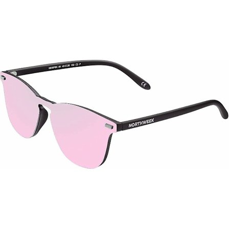 Unisex Solglasögon Northweek Wall Phantom Ø 45 mm Rosa Svart