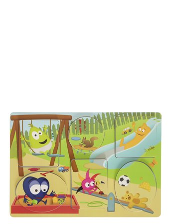 Babblarna Babblarna- Shape Puzzle, 6 Figures, 1- 3 Y - Multi/patterned - 30X21CM