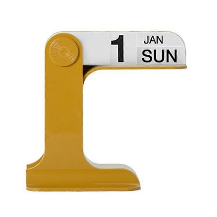 Pöytämallinen kääntökalenteri, moderni minimalistinen olohuoneen sisustus, päivittäinen kalenteri