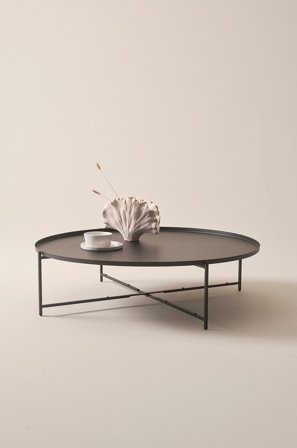 Jotex - Sofabord Ø 110 Cm Matt black - TRAYSON - Kjøp Sofabord hos Jotex