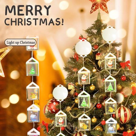 Jul LED-ljus Santa Älg Hänglampa