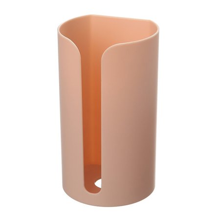 Væghængende sømfri plastaffaldsposeholder monteret affald