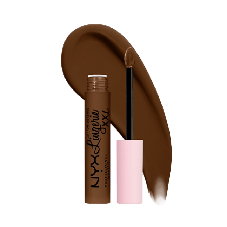 NYX Professional Makeup Lip Lingerie XXL Matte Liquid Lipstick Läppstift Unisex Brun 4 ML
