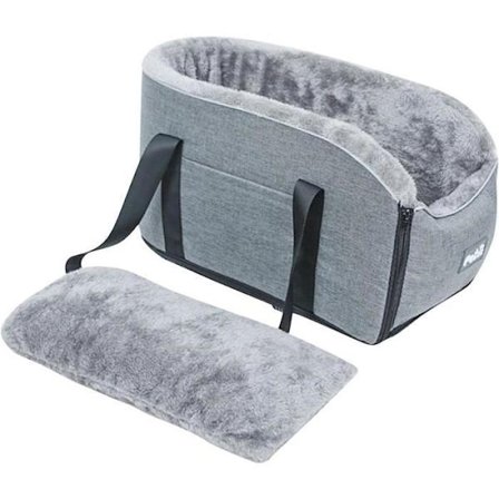 Kæledyrshus til bil, midterkonsolafdækning til katte og hunde, bæretaske