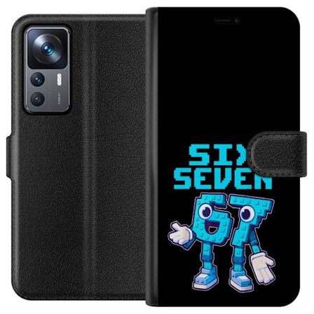 Kompatibelt Plånboksfodral till Xiaomi 12T Pro Pixel Number Duo
