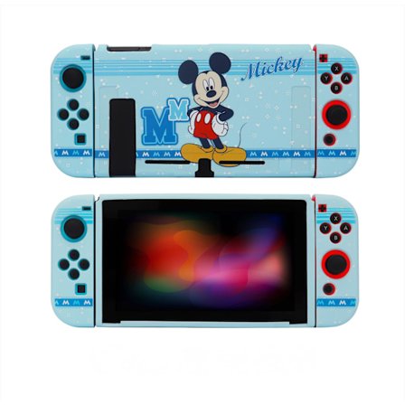 Beskyttende deksel for Switch, TPU Slim deksel kompatibel med Nintendo Switch-konsoll og Joy-Con