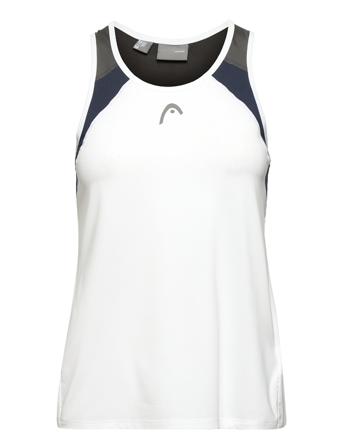 Club 22 Tank Top Women Top Ærmeløs Top Hvid Head