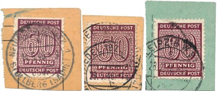 Tyskland Zoner 1945 - MICHEL 137 - Stemplet