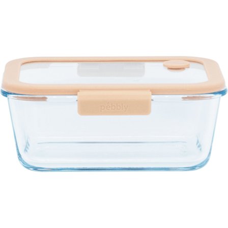Pebbly Glaslåda med vakuumlock 800 ml | Inredning > Förvaring > Förvaringslåda | Bagaren och Kocken