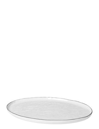 Oval Plate Salt Home Tableware Serving Dishes Serving Platters Vit Broste Copenhagen