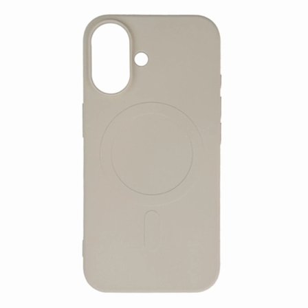 Mobilskal till Galaxy S25 Edge Magsafe Liquid Silikon - Beige