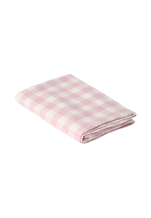 Åhléns Home Rund bordsduk GINGHAM 180 cm Bordstextil Rosa ONESIZE