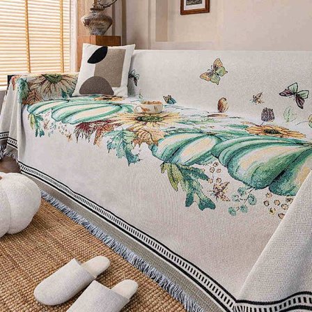 Sofastoff, et helt stykke stoff, sofatrekk