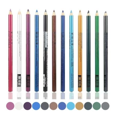 12 stk Eyeliner Lipliner øyeblyant leppeblyant makeup