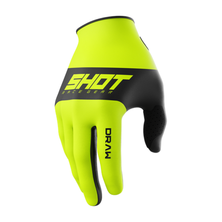 Motokrosové Rukavice Shot Draw Sky Neonová Žlutá L