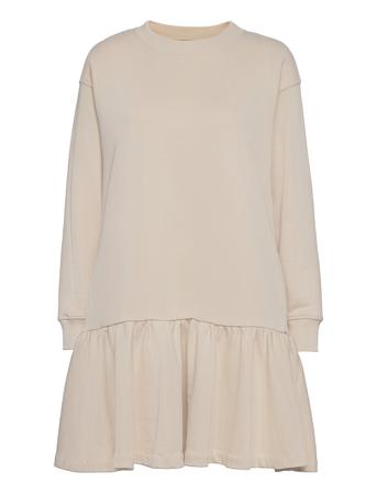 Ray Sweatshirt Dress Beige Residus