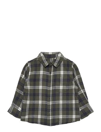 Ericb Skjorte Khaki Green Mango