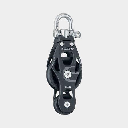 Harken 45mm Aluminum Element Fiddle Block - Swivel (6232)
