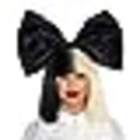 OFFICIELT LICENSIERAD Kostym Cosplay Peruk Halv Blond Svart 2 Ton