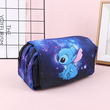 Pencil case Case figur Lilo & Stitch Print Pencil taske Studerende