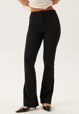 VERO MODA VMAMIRA MW FLARED PANT Black Vaatteet