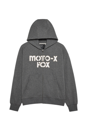 Sweat à Capuche FOX Moto-X Oversized Chiné Graphite S