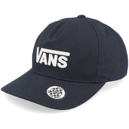 Kinder Vans - Blau adjustable Cap - Kinder Drop V Logo Parisian Night Dat Cap / Unstructured @ Hatstore