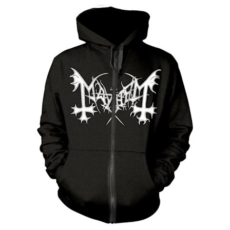 Mayhem Unisex Adult De Mysteriis Dom Sathanas Full Zip Hoodie X
