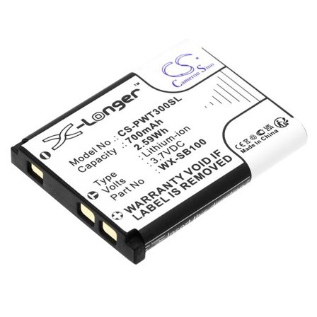 Batteri till Trådlöst headset för Panasonic Attune II HD3, WX-CH455, WX-ST100 m.fl.