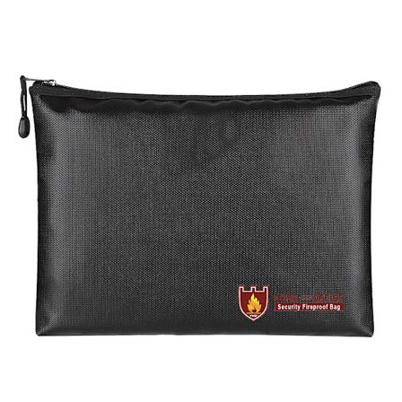 Paloturvallinen asiakirjalaukku Vedenpitävä rahalaukku Korut Käteinen