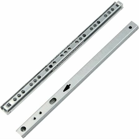 Skuffeskinne 2 par Metallkulelager Skuffeskinner Kulelager