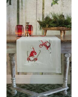 Broderikit Juldekoration Ljusgrå