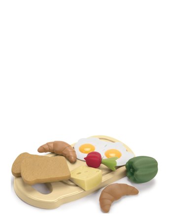 Green Garden Breakfast Platter In Net 10 Pcs Cream Dantoy