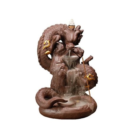 Lilla sanddrage røk tilbakeflytning røkelsebrenner te seremoni dekorasjon kreativ drage røkelsebrenner hjem dekorasjon røkelsevei