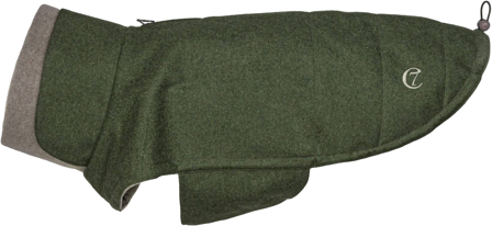 Cloud7 Brooklyn Dog Coat koiran takki, Flannel Fern Green, 6–10