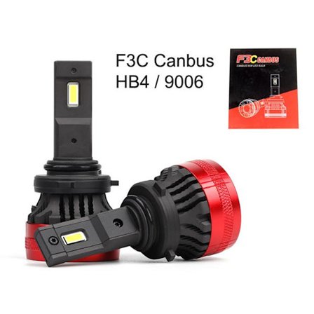HB4 led kit F3C 9006 5000 lumen 55w 6000k 2-pack
