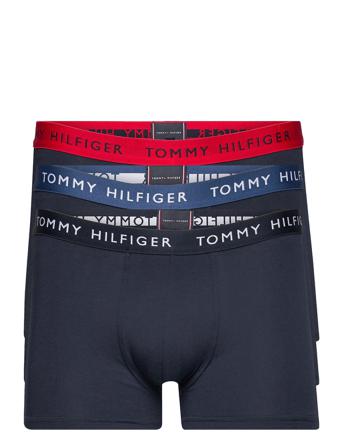 3P Trunk Wb Boksershorts Svart Tommy Hilfiger