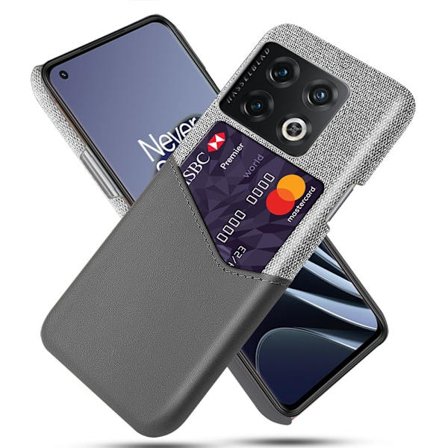 Bofink OnePlus 10 Pro Card Suojakuori - Harmaa