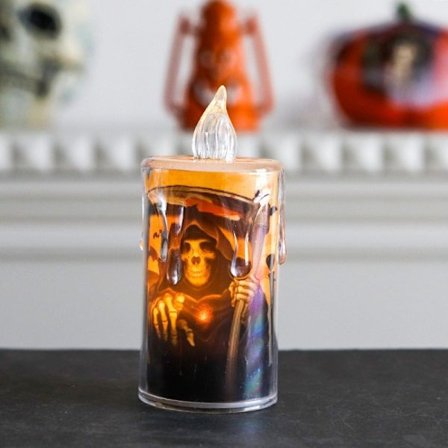 Elektronisk ljuslampa Halloween Candle Lights C C