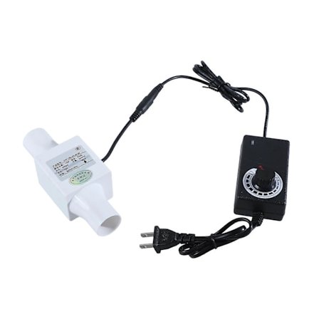 Kanavapuhallin säädettävällä nopeudensäätimellä 12V Ilmanvaihto Poistopuhallin Putkipuhallin Ilman lämmitys Jäähdytys Booster-Perfet