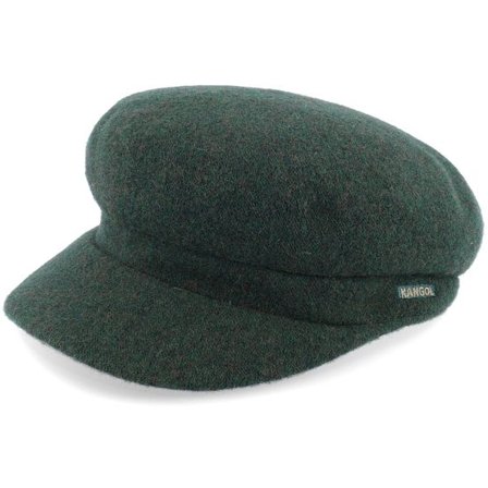 Kangol - Grön vega Keps - Wool Enfield Hunter Mix Vega Cap @ Hatstore
