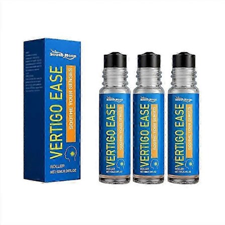 1-5x Vertigo Ease Roller 10ml Örtessens Roll-On för Yrsel Lindring Portabel Eterisk Olja