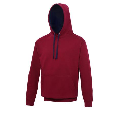 Awdis Varsity Hooded Sweatshirt / Hoodie 2xl Charcoal/ Heather