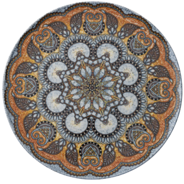 Arthur Krupp Mandala Tallrik