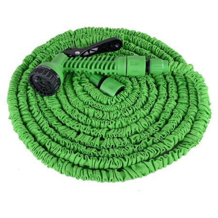 22,5 m Expanderbar Trädgårdsslang, Flexibel Vattenslang med 1/2" och 3/4" Adaptrar, 7 Vattningsmönster, Trädgårdsslang för Bevattning, Biltvätt, 