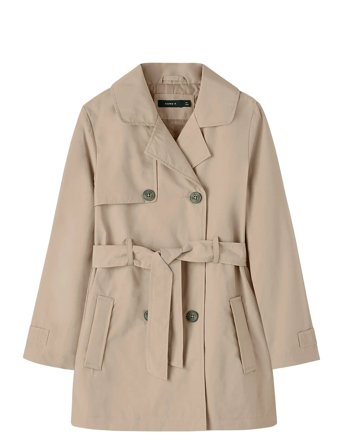 Nkfmadelin Trench Coat Noos Beige Name It