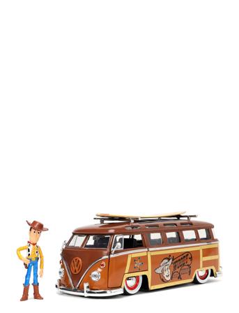 Woody Van With Figure, 1:24 Jada Toys Patterned