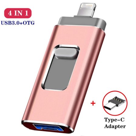 Höghastighets mobil flash-enhet, reklamdator system fordonsmonterad USB-flash-enhet (rosa, USB2.0 32G),