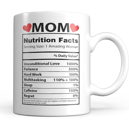 Morsdagsgave 11oz Keramisk Krus Unik Strømpestopper til Mamma Bursdagsgave fra Datter